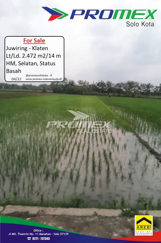 dijual-sawah-juwiring-klaten