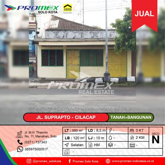 dijual-tanah-bangunan-di-jl-suprapto-cilacap