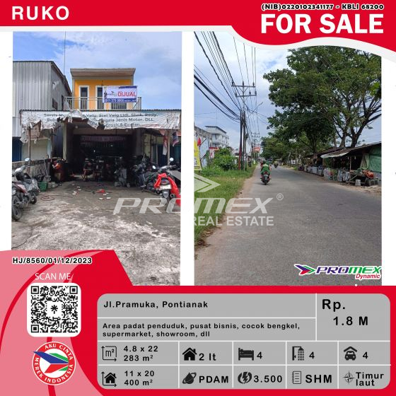 dijual-ruko-pontianak