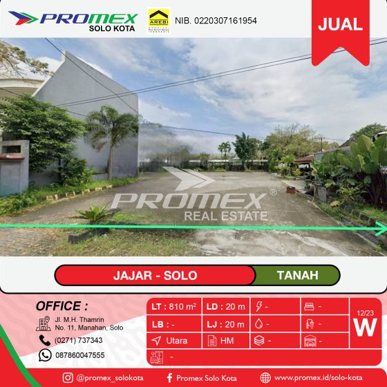 dijual-tanah-di-jajar-solo