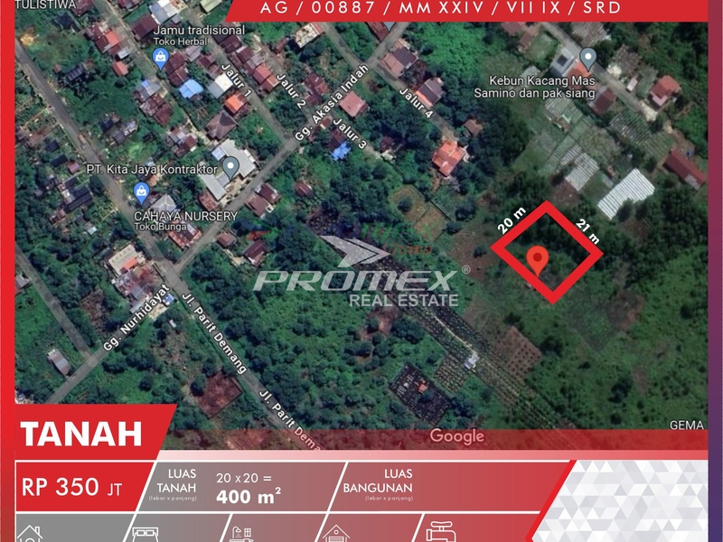 dijual-tanah-siap-bangun-lokasi-strategis-dekat-pusat-kota-pontianak