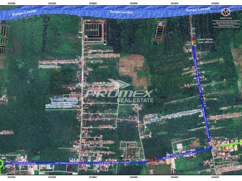 dijual-tanah-dekat-sungai-landak