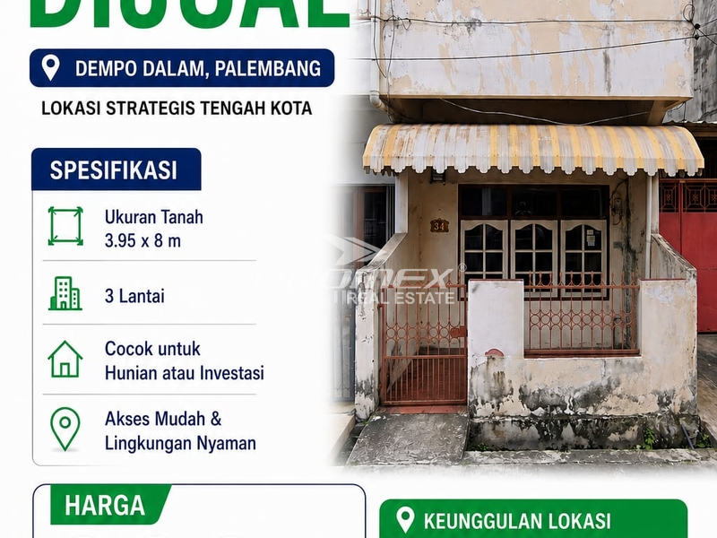 Rumah Dijual Jl. Dempo Dalam 