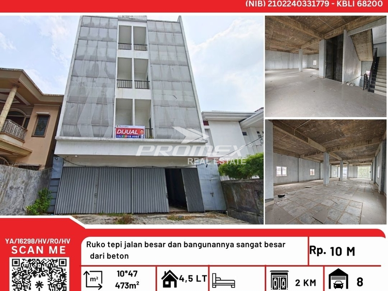 Ruko tepi jalan merdeka No.4748