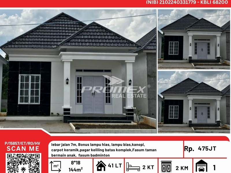 Rumah Dijual Jl. Karya Parit Harunah