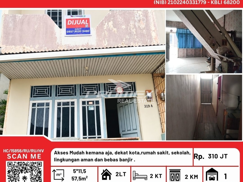 🏡 RUMAH DIJUAL – JL. ADISUCIPTO, GG. FITRAH