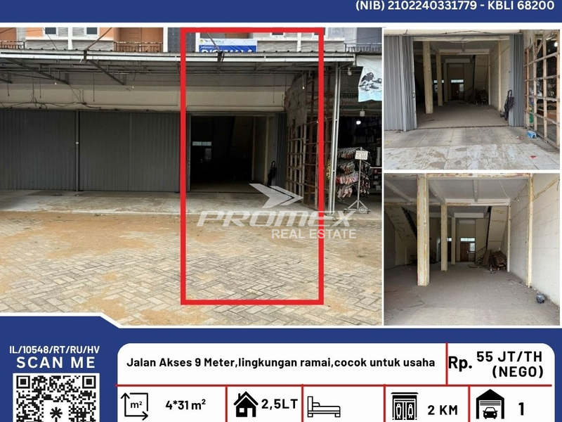 RUKO DISEWA JL. TANJUNG RAYA 2