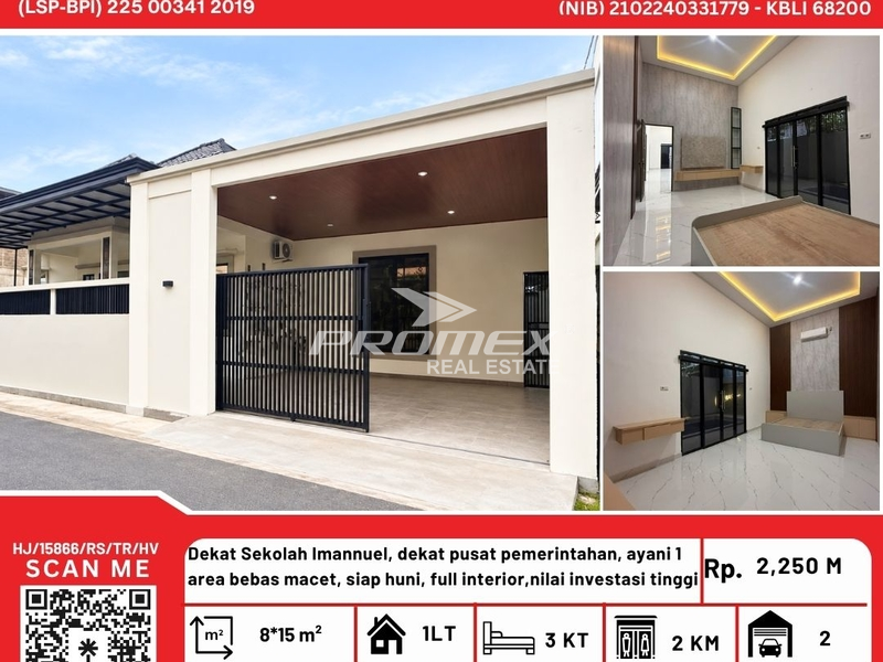 Rumah Dijual Jl. Sutoyo Gg. Karya Baru Tengah