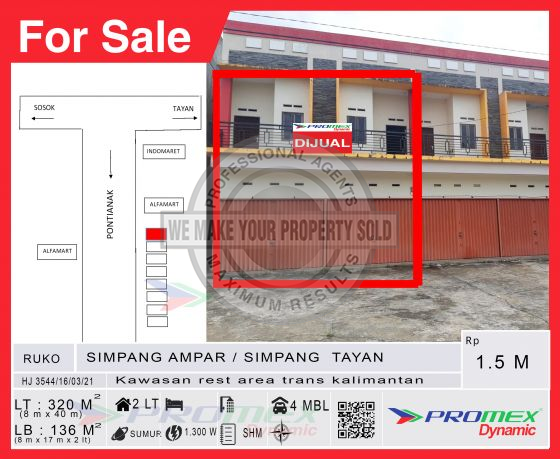 dijual-ruko-simpang-tayan-simpang-ampar