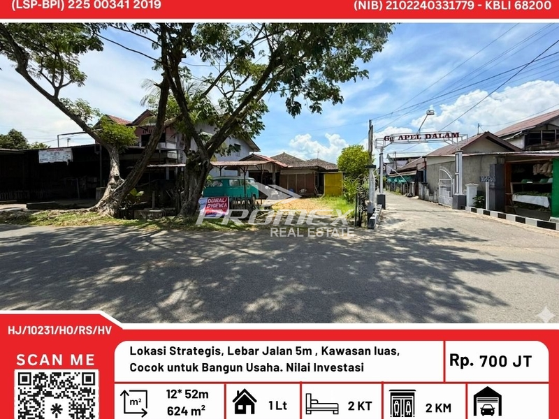 Dijual Rumah Jl. Apel